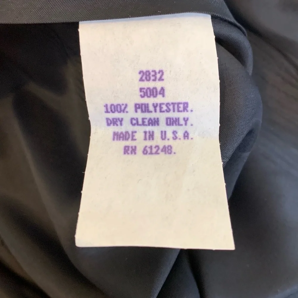 Vintage Y2K Cachet Strappy Black Formal Maxi Dress - Picture 8 of 8